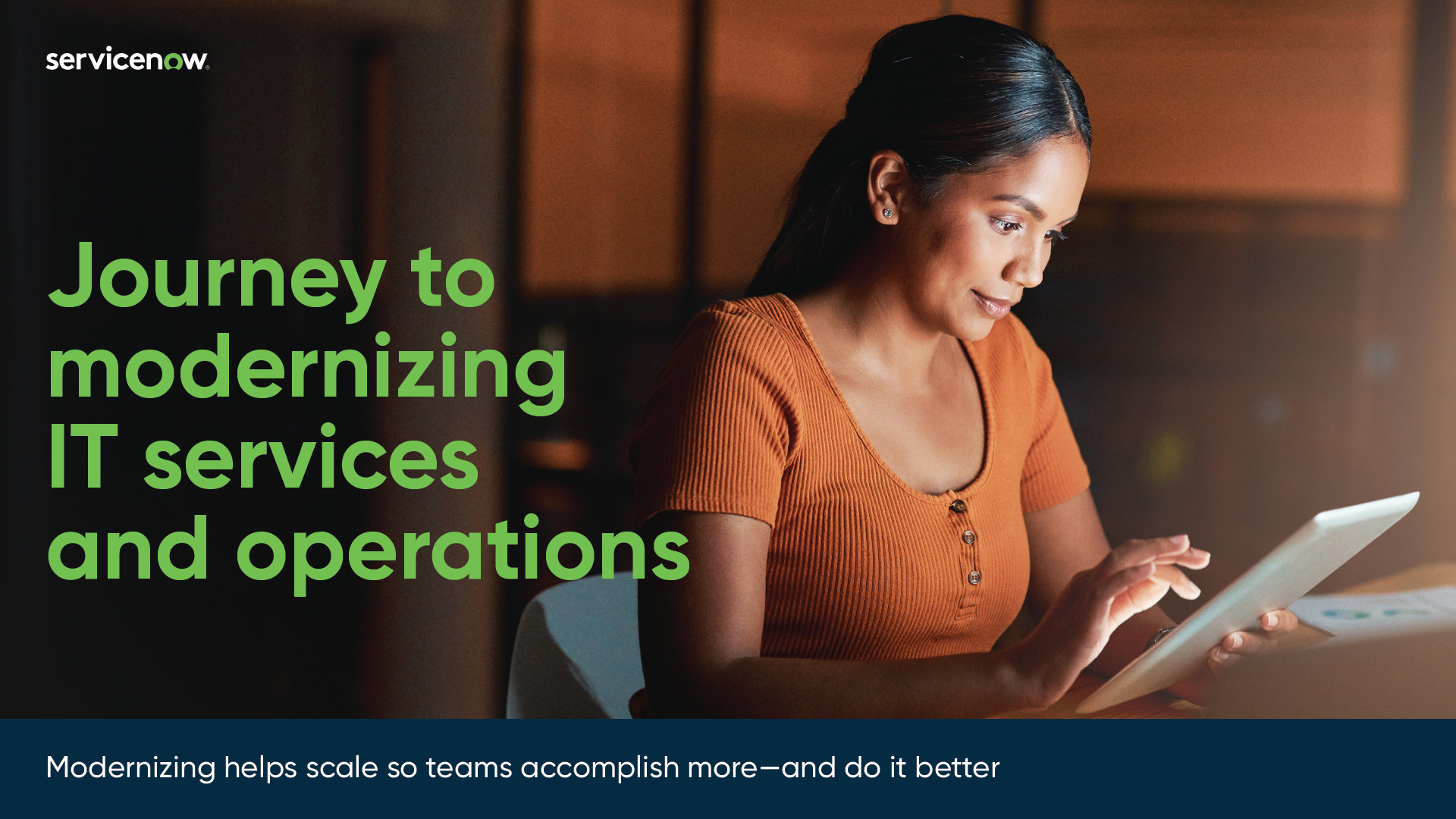 Journey to modernizing IT services and operations