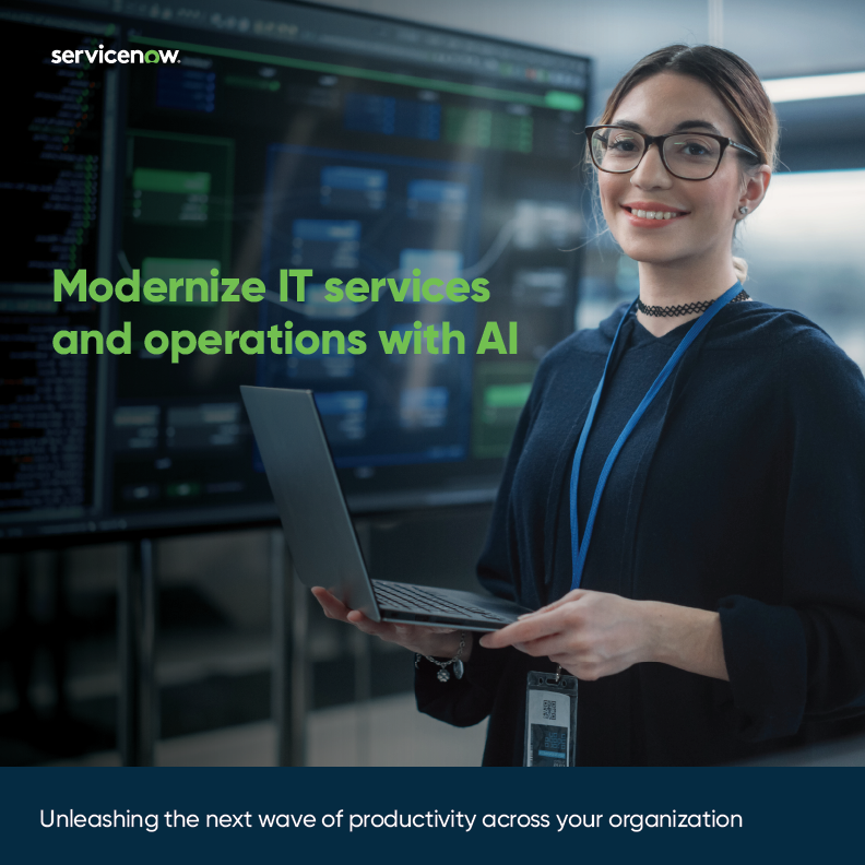 Modernize IT services and operations with AI