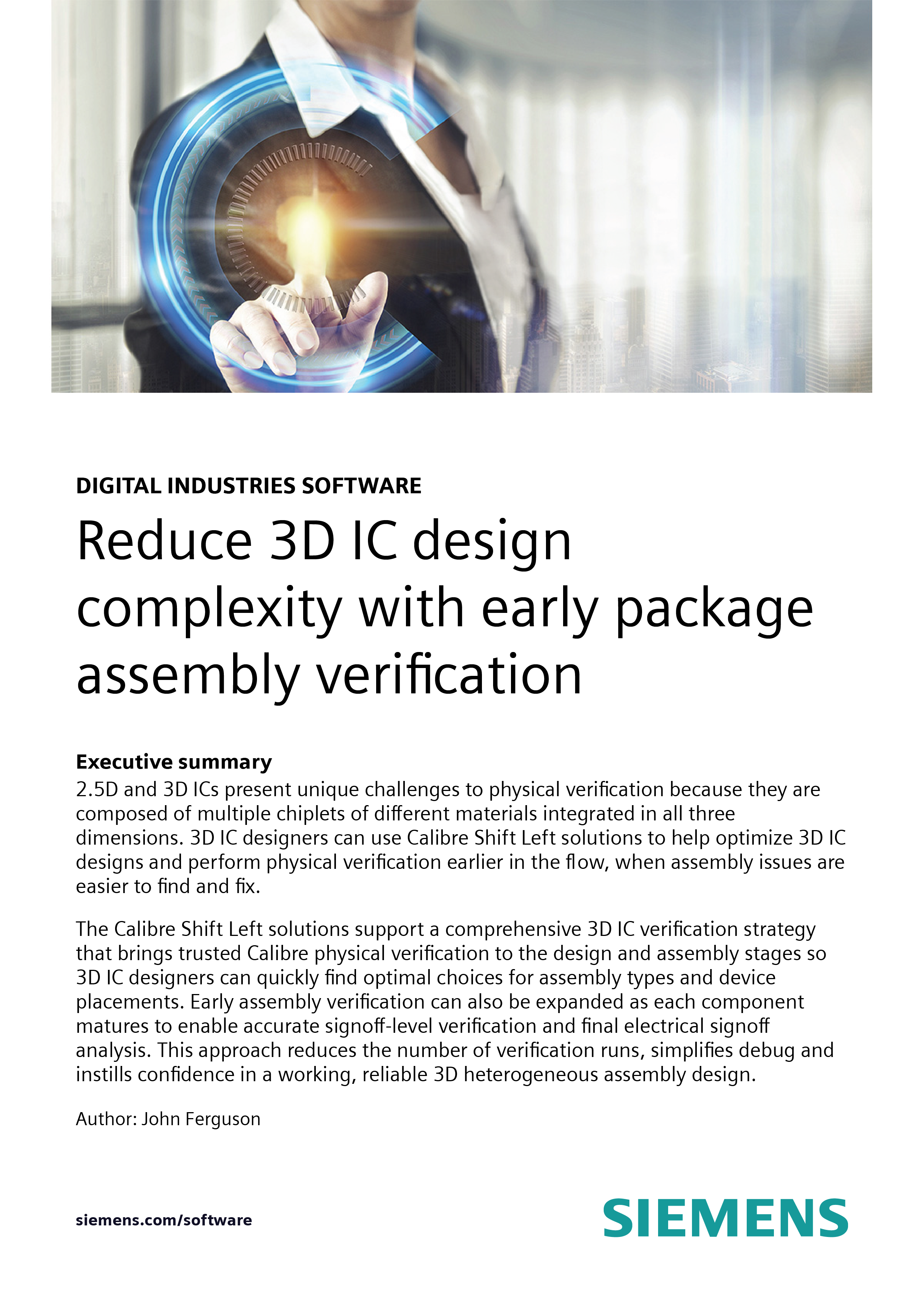 Reduce 3D IC design complexity with early package assembly verification