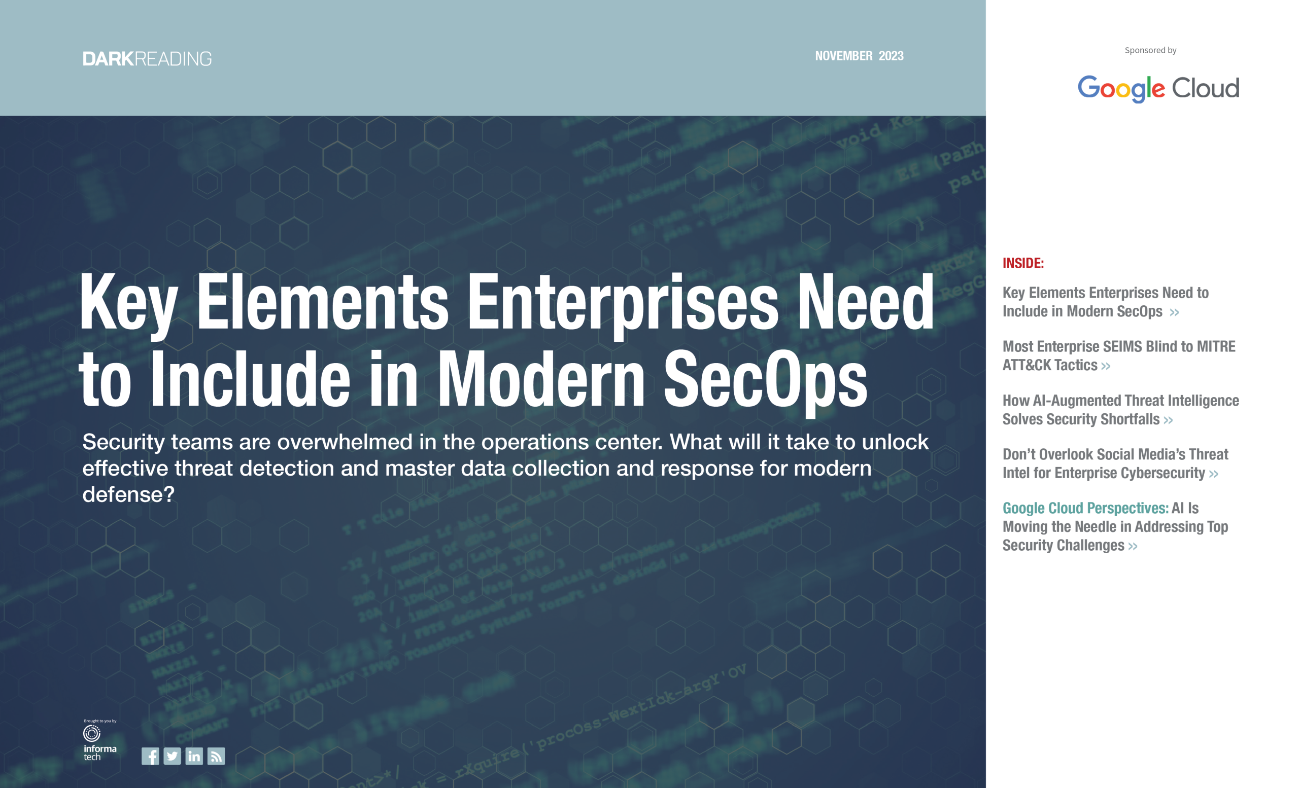 Key Elements Enterprises Need to Include in Modern SecOps