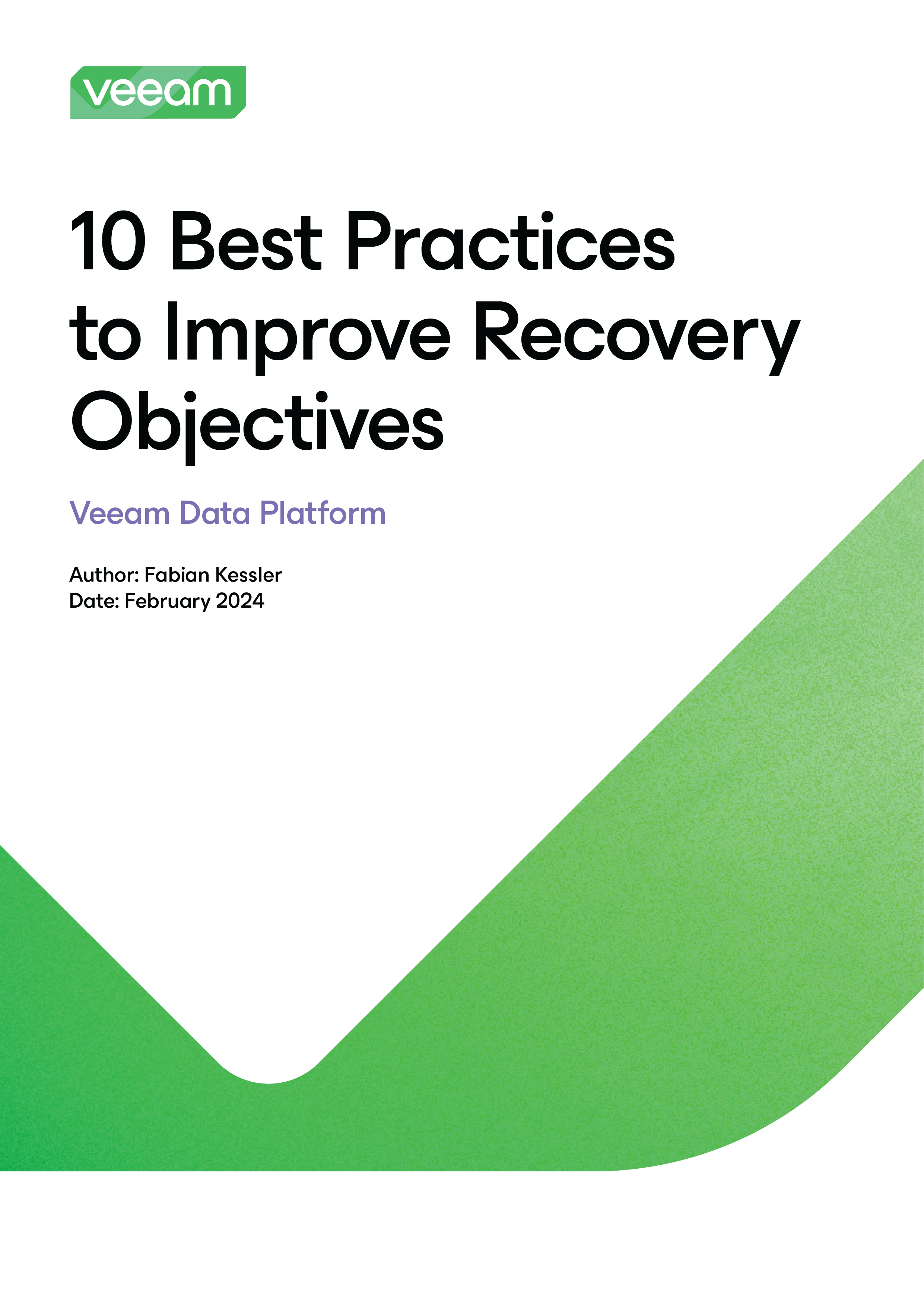 10 Recovery Objectives Best Practices