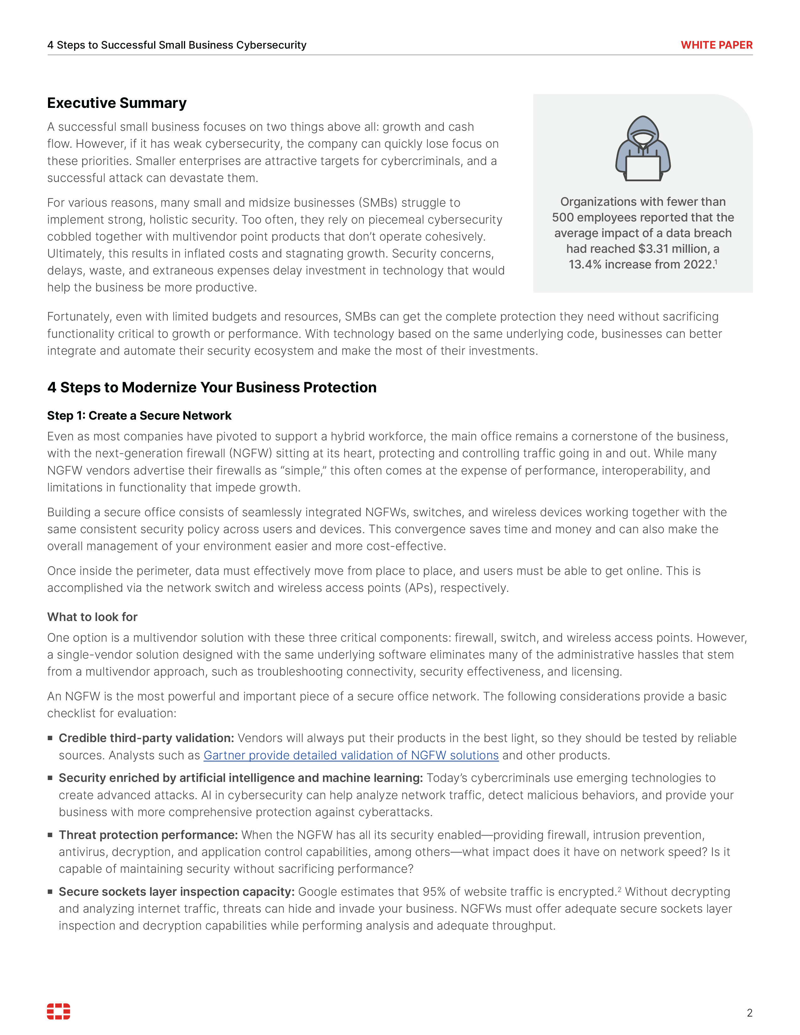4 Steps to Successful Small Business Cybersecurity