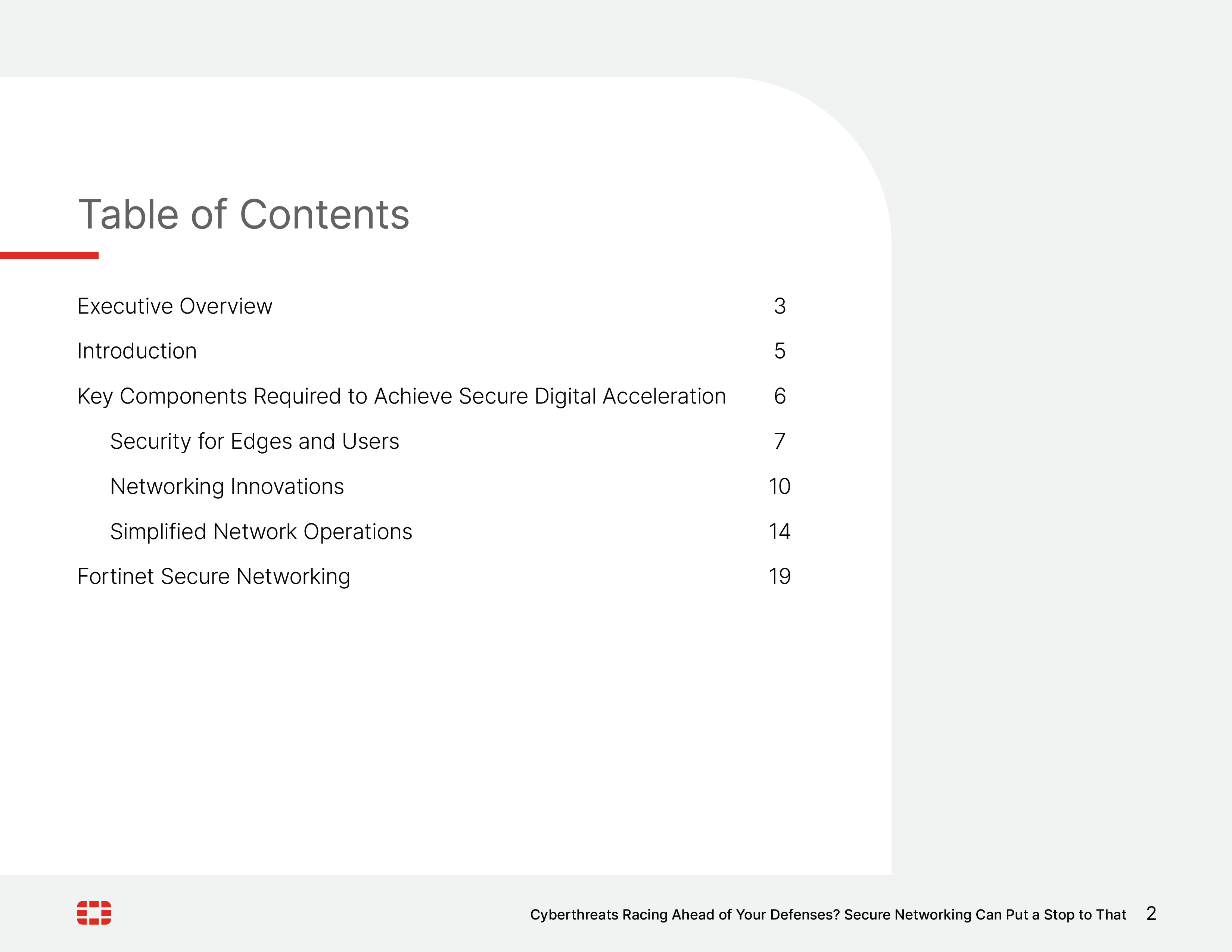 Cyberthreats Racing Ahead of Your Defenses? Secure Networking Can Put a Stop to That